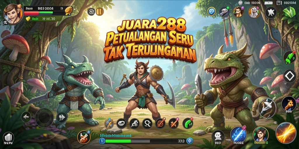 Tangkapan layar utama JUARA288 menunjukkan aksi menarik dalam gameplay petualangan.