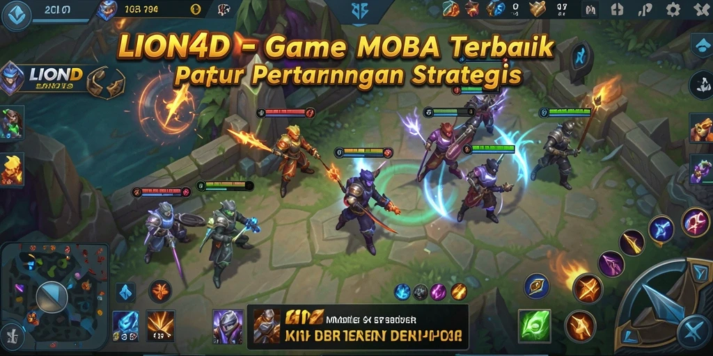 Tampilan karakter dan arena seru di LION4D.