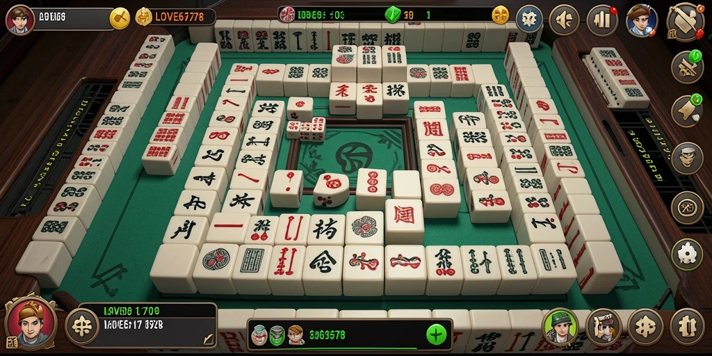 Gameplay Mahjong yang seru dan mendebarkan di LOVE678.