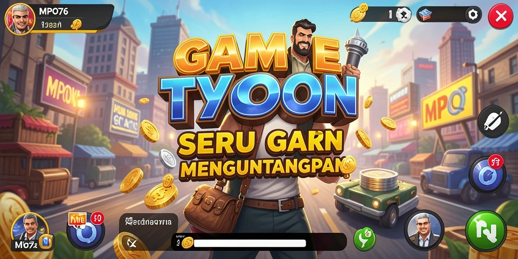 Tangkapan layar MPO76 menampilkan aksi seru dalam gameplay Tycoon.