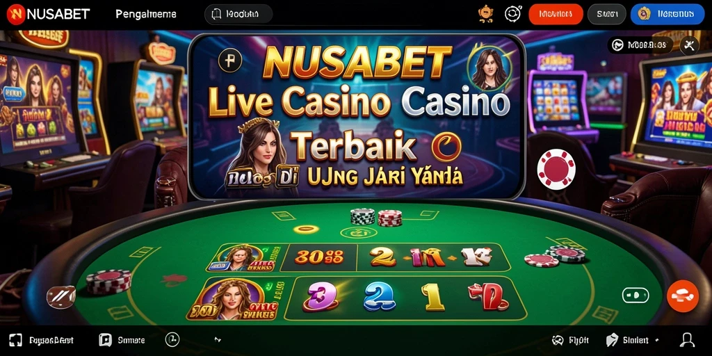 Gameplay Live Casino yang menarik di NUSABET.