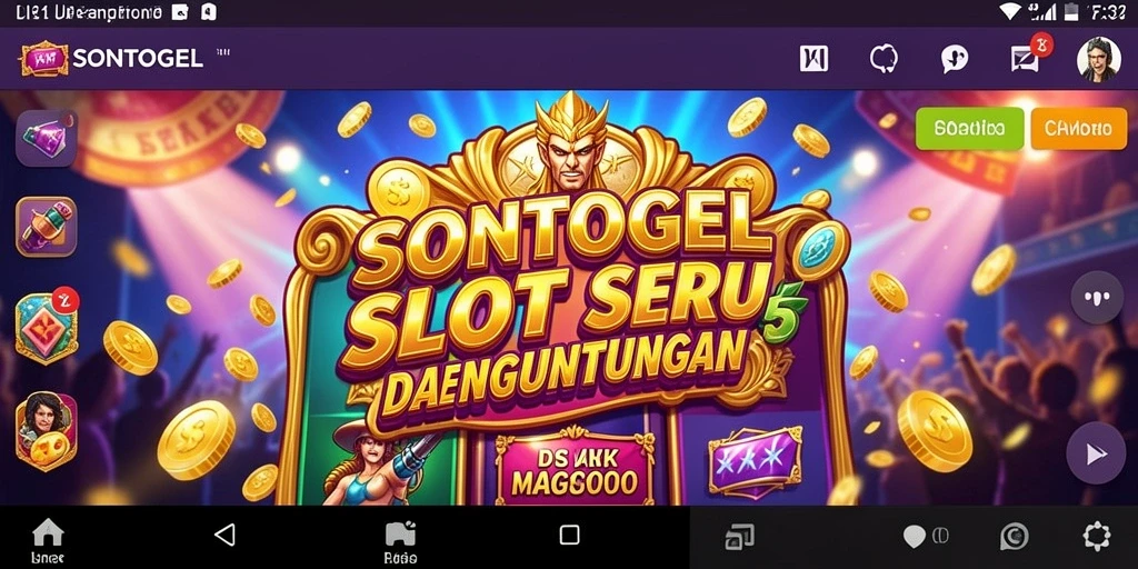 Tampilan seru gameplay Slot di SONTOGEL dengan berbagai fitur menarik.