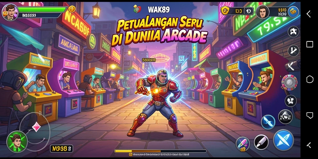 Tampilan menarik dari gameplay WAK89 yang seru dan menantang.